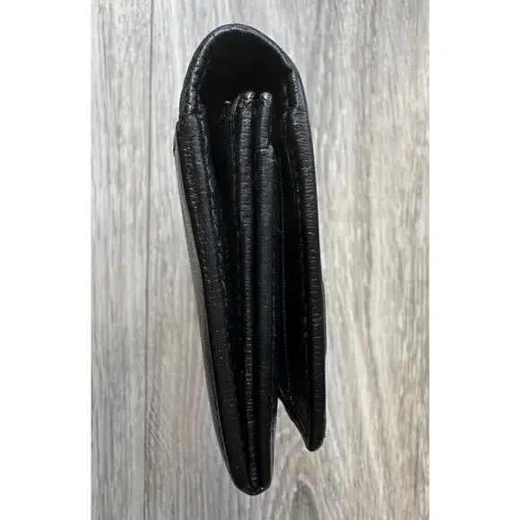 Gucci Black Long Bifold Wallet with Silver Belt Buckle - Picture 11 of 16